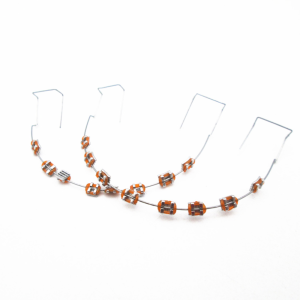 COUPLECOL 1 pair Với dây kim loại Trang trí răng tạm thời Đồ trang trí nha khoa Đầy màu sắc Dây chằng chỉnh nha Phụ kiện Niềng răng Giá đỡ kim loại Răng