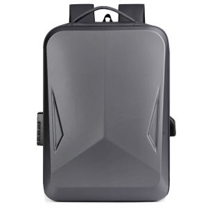 Fashion Business Mens Backpack Large Capacity USB Anti-theft Expansion Travel Backpack New Hard Shell Student Laptop Backpack2026