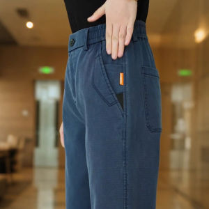 Fashion Mens Slim Fit Pants Plus Size Straight Cut Formal Business Business Pants Men All Match Casual Slacks Trousers Mens Trousers