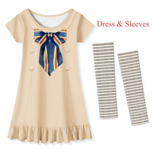 🇵🇭 M3gan Costume for Kids Girl Megan Cosplay Pajamas Dress Wig Halloween Carnival Party Clothes