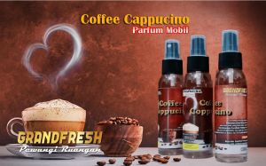 PEWANGI MOBIL COFFEE CAPPUCINO SPRAY 100 ML TERLARIS / GRANDFRESH PEWANGI RUANGAN COFFEE CAPPUCINO ISTIMEWA