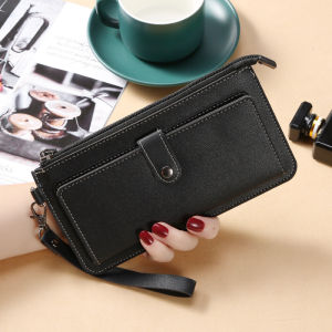 iFASHION 1115 Women Perfect 3 Fold 12 Card Holder Long Purses Card Coin Wallet Wanita Dompet Panjang Zip Zipper