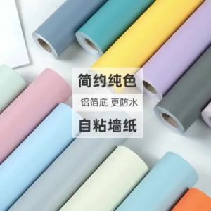 Skin-Feel Cabinet Sticker Waterproof Oil-Proof Self-Adhesive Kitchen Cabinet Cabinet Door Wardrobe 触感橱柜贴纸防水防油自粘厨柜柜门衣柜 橱柜贴纸防水防油