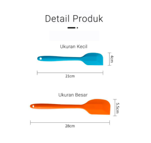 SPATULA SILIKON ANTI PANAS BAHAN SILICONE FOOD GRADE SERBAGUNA / SOLET / SUDIP SILIKON / SODET SILIKON BEST SELLER