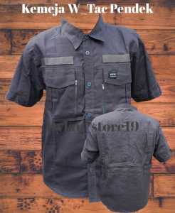 Kemeja W-TAC Kemeja Reskrim / Kemeja BUMN / Kemeja Lapangan Bahan Drill Katun / Kemeja Kantor / Kemeja Outdoor baju kemeja tactical