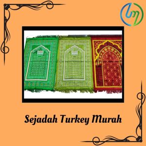 Sejadah Turkey Murah | Pelbagai Pilihan Warna | Quality Tinggi Harga Borong.