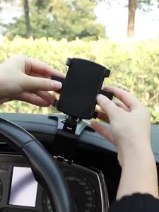 Car Magnetic Phone Holder Dashboard Mount 360 Degree Adjustable HUD Mini Silent Auto GPS Navigation cket for 13