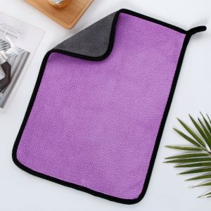 Kain Lap Microfiber Serbaguna 30x30cm Kain Lap Mobil Motor 2 Sisi Multifungsi HM012