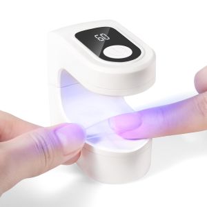 SAVILANDU V Nail Lamp Flash U V Light for Gel Nails 16W 60s Quick-Dry U V LED Gel Lamp Hands-Free USB Rechargeable DIY Mani Starter Tool Portable Design for Home and Travel