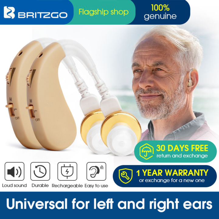 Britzgo Hearing Aid Hearing Amplifier Invisible Digital Hearing Aid Bha1202 for Hearing Loss