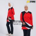 Setelan Olahraga Muslimah / Setelan Baju Senam Wanita / Sportwear. 