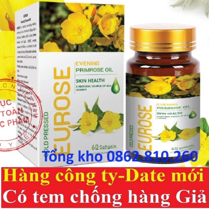 viên tinh dầu hoa anh thảo cold pressed eurose - giảm triệu chứng mãn ...