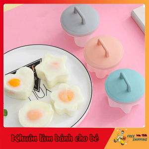 Khuôn hấp trứng làm bánh cho bé || Mẹ đảm con no bụng
