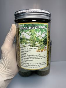 Hoa đu đủ đực (hộp 150g) đu đủ đực khô nguyên chất trà đu đủ hàng loại 1 thơm phức chất lượng giải độc ung thư HN
