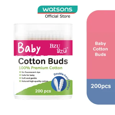 BZU BZU Baby Cotton Buds (Cotton Tip Is Soft And Gentle For Use On Delicate Skin) 200s