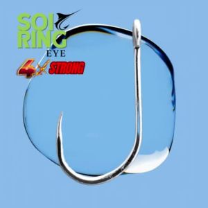 TORNADO FISHING TDF SOI RING EYE TIN 4X STRONG HOOKS [Extra THICK Extra Strong]