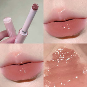 ZEEMIN HERORANGE~ Crystal Smooth Mirror Lipstick Moisturizing and Moisturizing Hydrating Mirror Dudu Lip Hold Makeup and Show Tender Lip Glaze