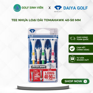 Tee golf Nhật CHÍNH HÃNG Tomahawk mẫu mới nhất 2024 40-50mm