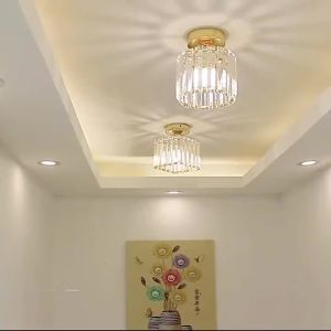 IGDL Nordic Modern Corridor aisle Light ไฟระเบียงทางเข้า โคมไฟเพดานคริสตัลติดตั้งพื้นผิว LIGHT