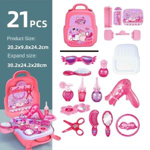 Pretend Play kids toys Simulation Toolbox for reparing Set with Backpack Electric Drill Toddler Childrens Screw Repair Tool Set for Childrens toy boy girl gift