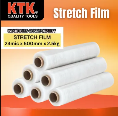 Stretch Film 2.5kg Industrial Grade Pallet & Furniture Wrap (Clear Plastic Wrap) Carton Available