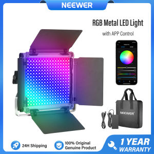 NEEWER 660PRO RGB Led Video Light with APP Control 360°Full Color CRI 97+ 50W Panel Studio Light