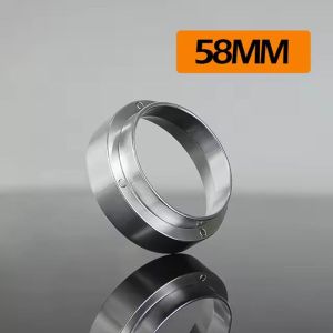 51/58mm Coffee Espresso Dosing Funnel Ring Catcher with Magnetic Stainless Steel Fits for Portafilter Magnetic Espresso Dosing Funnel Mess-Free Brewing For 51mm/54mm/58mm Handles Dosing Funnel Coffee Dosing Ring Versatile Tool