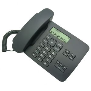 โทรศัพท์บ้าน KX-TS8208CID เสียบและเล่นไม่จำเป็นต้องใช้แบตเตอรี่ โทรศัพท์สำนักงานเดสก์ท็อป จอแสดงผลผู้โทรเข้า