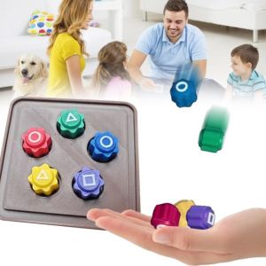 5Pcs/Set Gonggi Korean Game [Squid Game2] Gonggi Korean Jack Stone Game Traditional Play Game Hand Eye Coordination Training Family Board Game