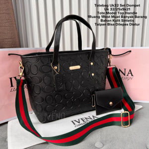 IVENA - NURI BAG SET DOMPET UK.32 TAS TOTE KULIT WANITA