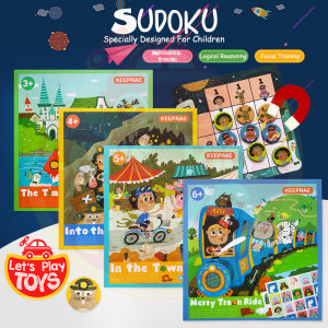 Keeprae Portable Magnetic Sudoku for Kids with Solutions (Beginners-Advanced)