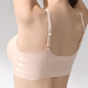 Seamless Underwear Womens Small Chest Gathered Beautiful Back Suspenders Closed Pair Of Breasts Bra Sports Vest