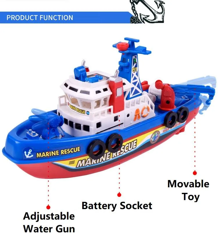 Boat toys in store water