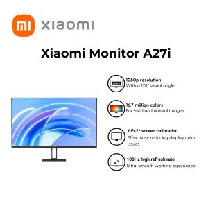 Xiaomi Monitor A27i (DESK) | 1080p resolution |100Hz high refresh rate |FHD resolution Clear and natural picture quality