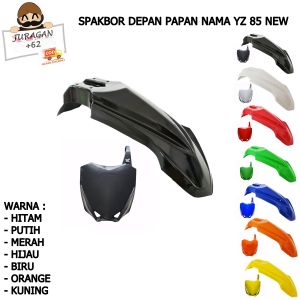 SPAKBOR SET DEPAN PAPAN NOMOR YZ 85 YZ85 NEW BARU 2016 START MOTOR CROSS TRAIL YAMAHA SUPERMOTO PNP