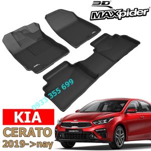 Thảm Lót Sàn KIA CERATO/K3 chính hãng 3D MAXpider KAGU 2019 2020 2021 2022 2023 20224 2025+