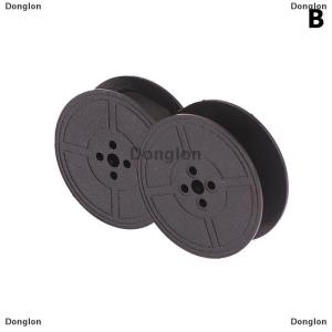 [COD] Donglon Typewriter Ribbon Twin Spool Typewriter Ribbon Black Twin Spool Replacement Pack for Most Typewriter