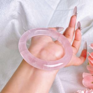[现货] 粉晶手镯｜柔和能量 × 吸引正缘 × 情感疗愈｜Rose Quartz Bangle｜Gentle Energy • Love Luck • Emotional Healing
