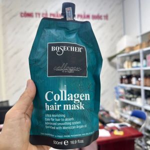 Kem Ủ Tóc COLLAGEN BOSECHER 500ml Dưỡng Ẩm Tóc Khô Xơ Mềm Mượt Bóng Khỏe Chuẩn Salon