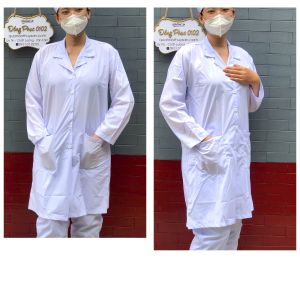 Áo Blouse nữ cộc tay áo phòng thí nghiệm dược sĩ nữ - cộc tay