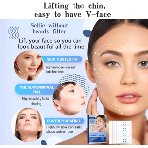 แผ่นยกกระชับใบหน้าแบบมองไม่เห็นเพื่อลดเลือนริ้วรอย ร่องแก้ม และริ้วรอยรอบดวงตา