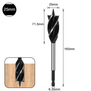 Mũi Khoan Gỗ Khoét Lỗ Tròn Dài Chuôi Lục Giác Xoắn Ốc MKG-XD-TQ - Đa Năng & Chuyên Dụng