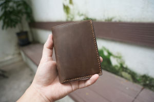 Ví da sáp nam thời trang mini compact thương hiệu Heika