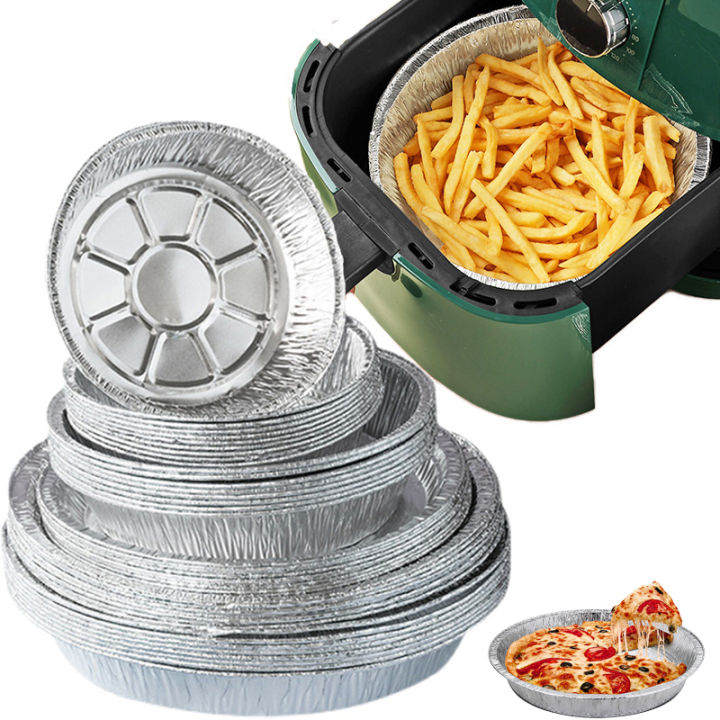 10pcs Aluminum Foil Tray Air fryer Tin Paper Bowl High Temperature