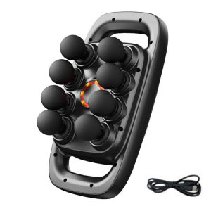 FOUNDTWO Electric Fascia Massager High-Frequency Vibration 8/16/22-Head Deep Tissue Massage Device Compact Deeply Relieves Handheld Muscle Massage Machine Shoulder