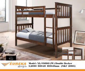EUREKA 9393 Wooden Double Decker / Katil Tingkat (Delivery & Installation Within Klang Valley)