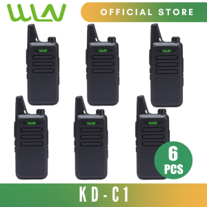 WLN KD-C1 5W 16 Channel UHF 400-470MHz Two-Way Walkie Talkie Radio (SET OF 6)