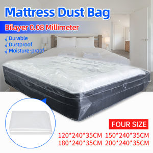 Universal Mattress Protector Plastic Protector Dust Cover Waterproof Mattress Case For Bed Moving House