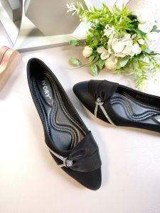 Ivory Sepatu Wanita Flatshoes Ballet Lentur 688-ST501