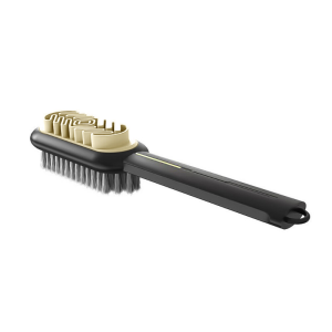 Long Handle Cleaning Shoe Brush Double-Sided Soft Rubber Suede Material Dual-Use Care Cleaning Leather Shoe Brush